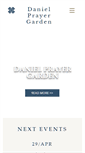 Mobile Screenshot of danielprayergarden.org